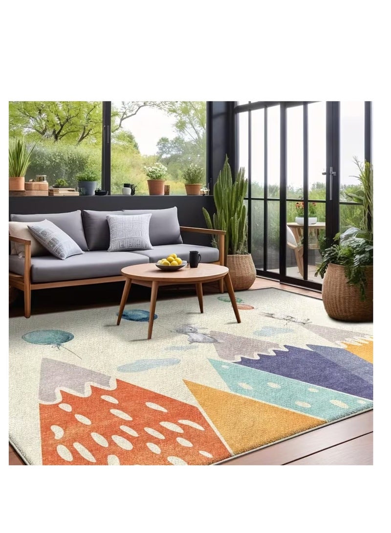 Factory Price Bunny and Hills Cushion Play Mat Rug – Soft Padded Carpet with Non-Slip Backing, 160 x 200 cm - Image 3
